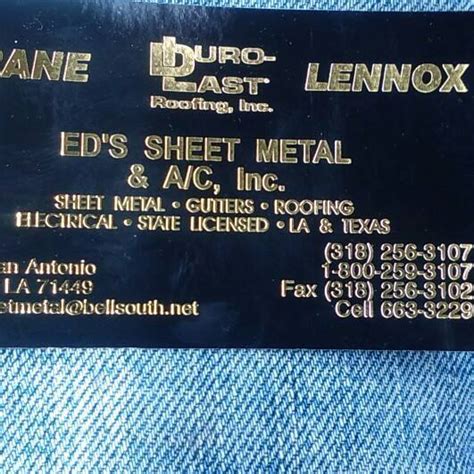 eds sheet metal many la|Business Profile for Ed's Sheet Metal .